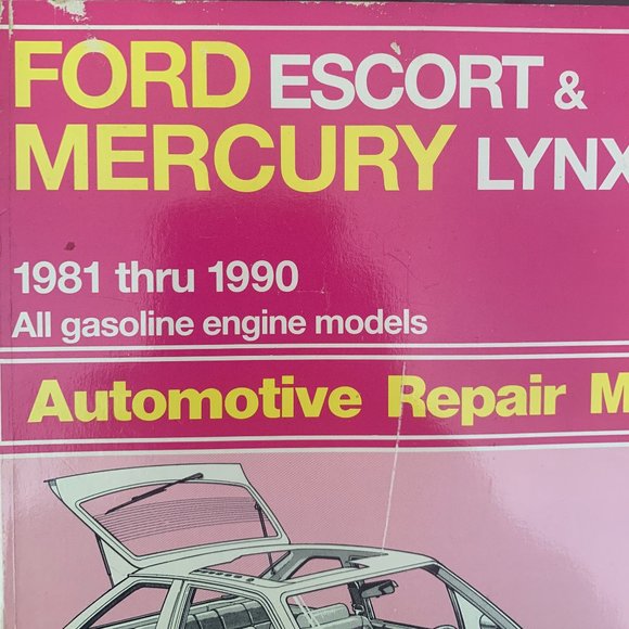 Haynes Ford Escort & Mercury Lynx 1981-1990 Repair Service Manual 789 1563920042 - Picture 3 of 10